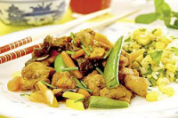 Kuracie mäso s čínskou zeleninou